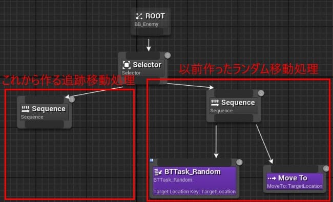 UE5の敵の追跡